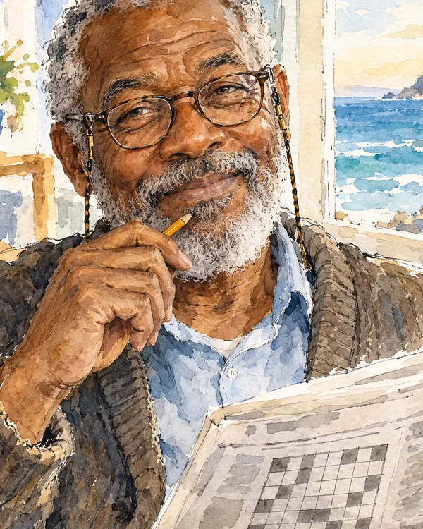 Desmond Achebe的插画肖像