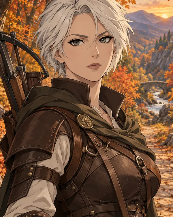 Ilse Varga的插画肖像