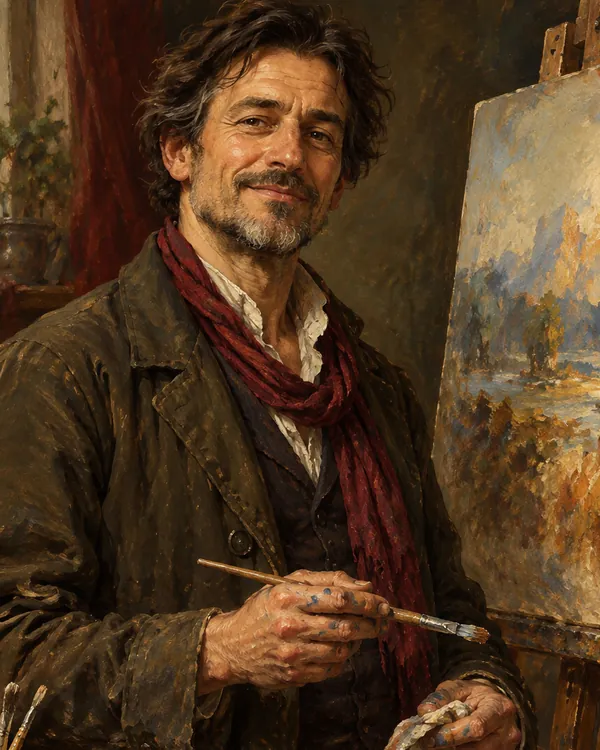 Kazimir Wolny的插画肖像
