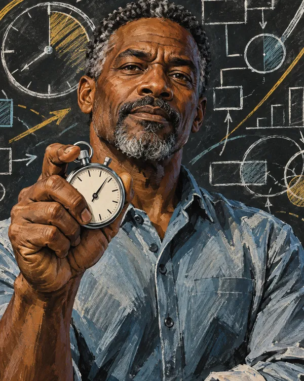 Marcus Bell的插画肖像