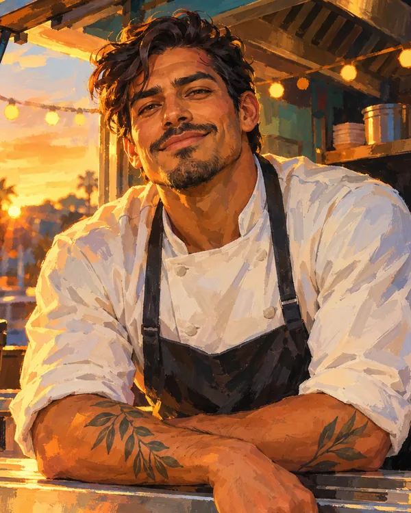 Rafael Moreno的插画肖像