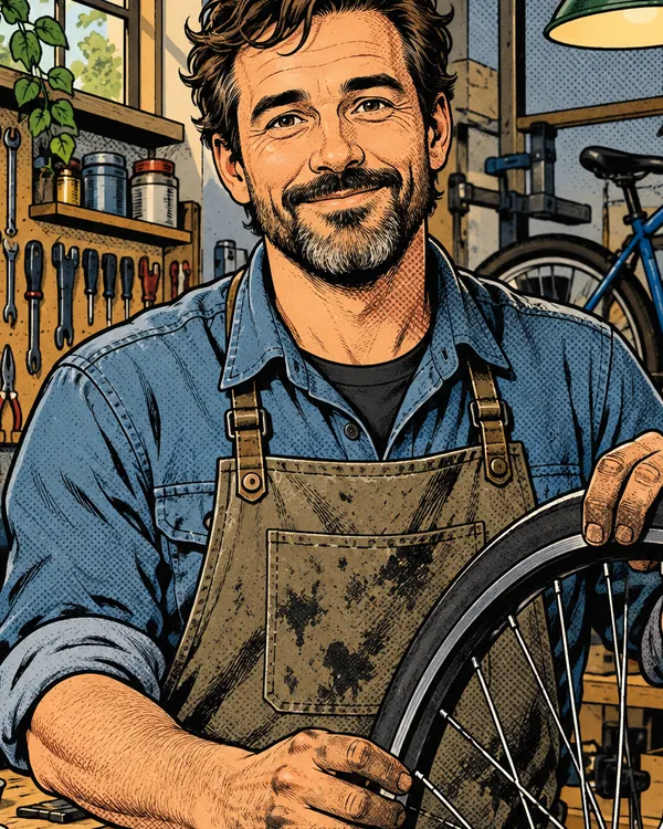 Sami Haddad的插画肖像