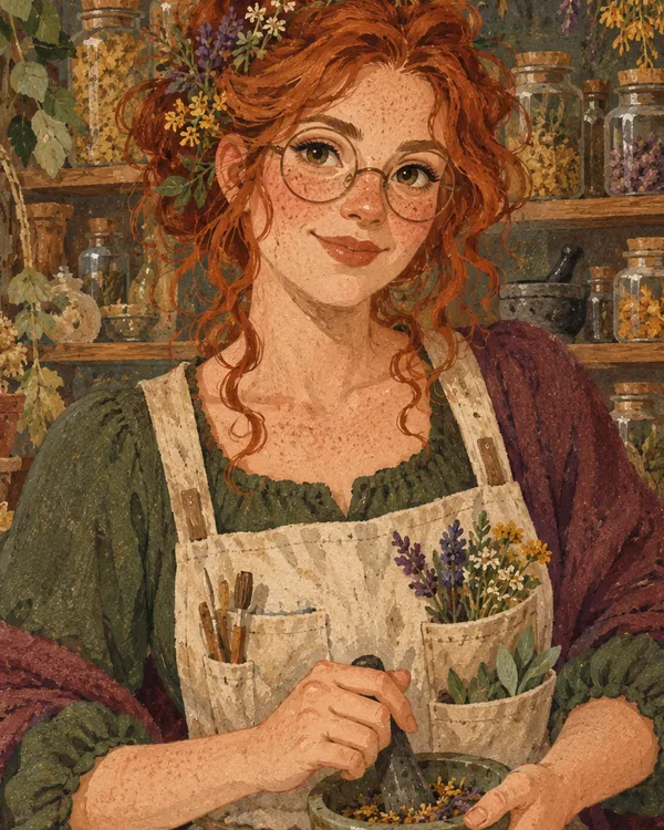 Tamsin Reed的插画肖像
