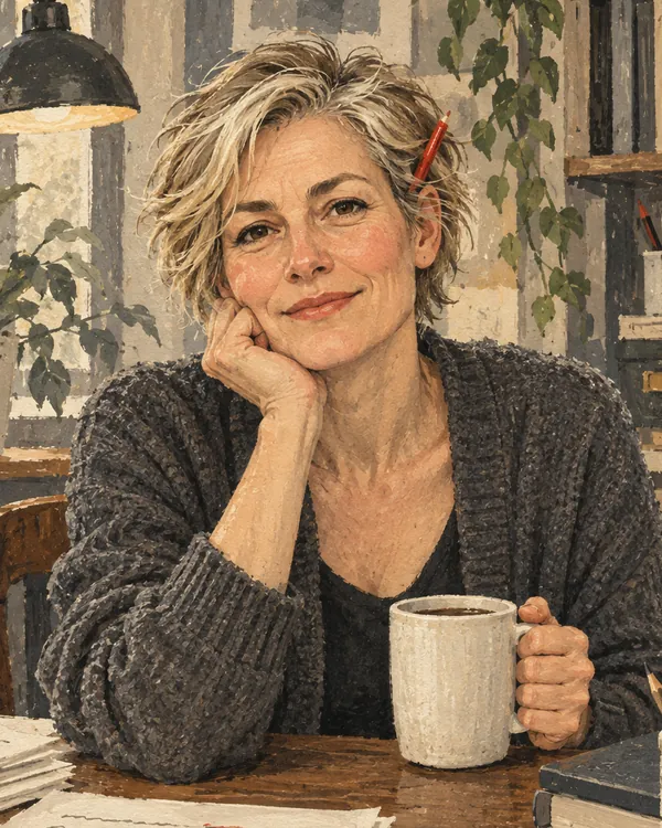 Wren Calloway的插画肖像